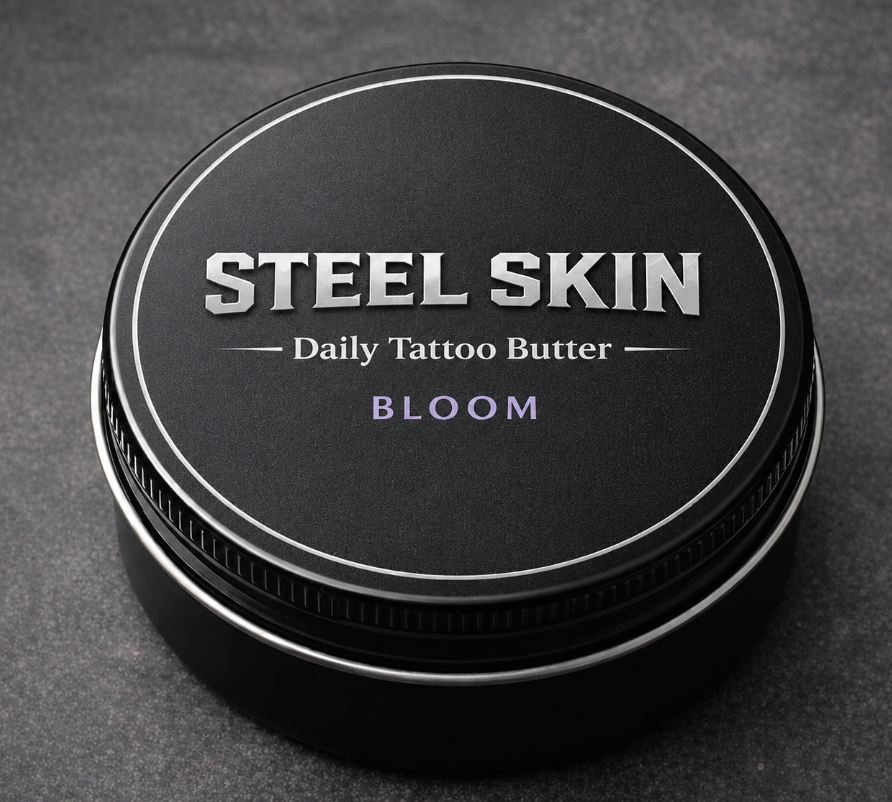 Steel Skin Tattoo Butter - Restore the Ink. Respect the Skin.