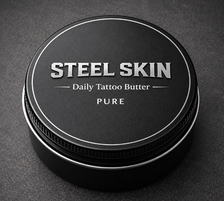 Steel Skin Tattoo Butter - Restore the Ink. Respect the Skin.
