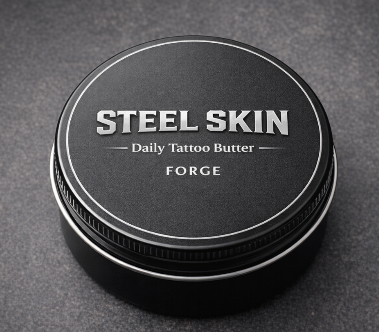 Steel Skin Tattoo Butter - Restore the Ink. Respect the Skin.